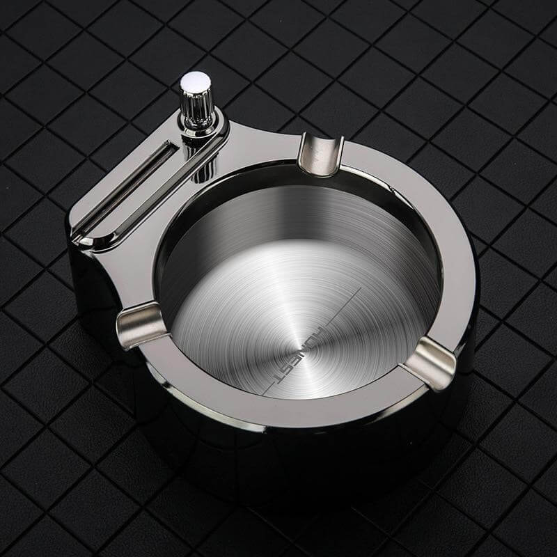 Cendrier Inox Durable Rétro Briquet Illimité |