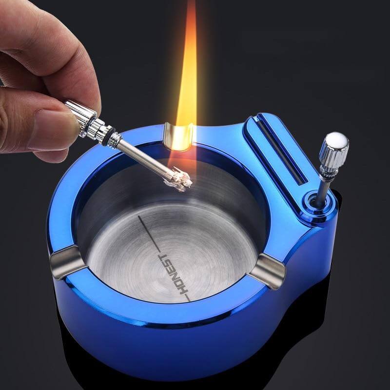 Cendrier Inox Durable Rétro Briquet Illimité |