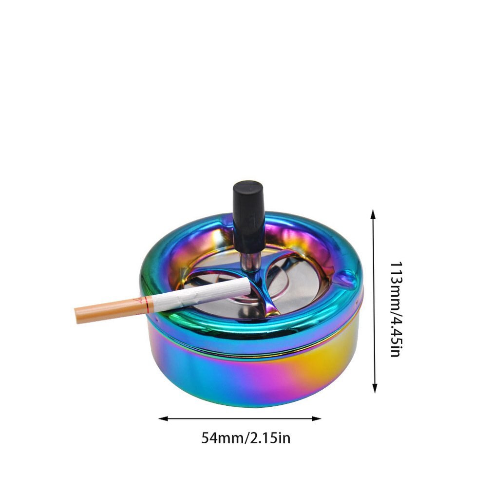 Cendrier Poussoir Métal | Cendrier-france