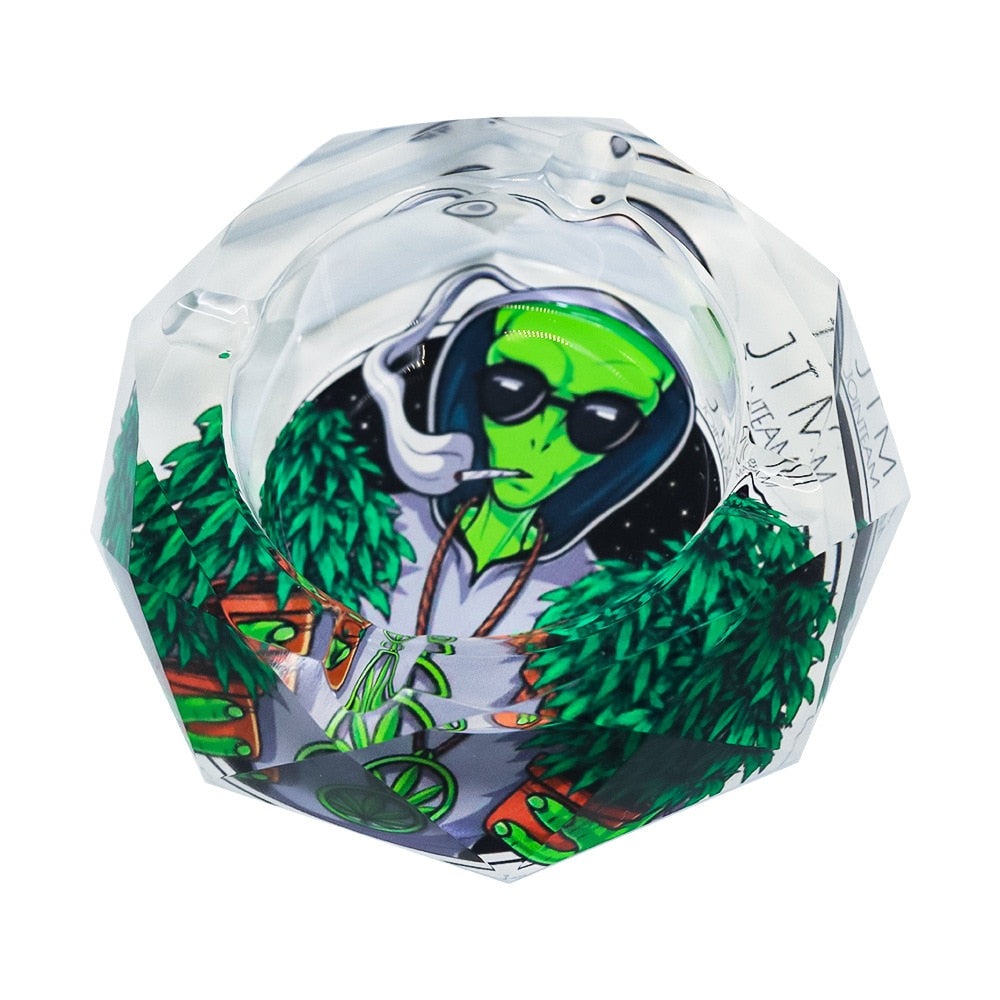 cendrier alien qui fume