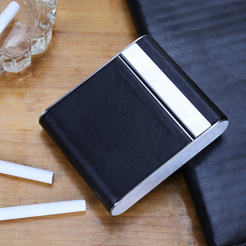 Etui à cigarette en cuir
