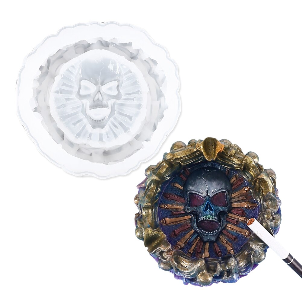 Moule Cendrier Tête De Mort