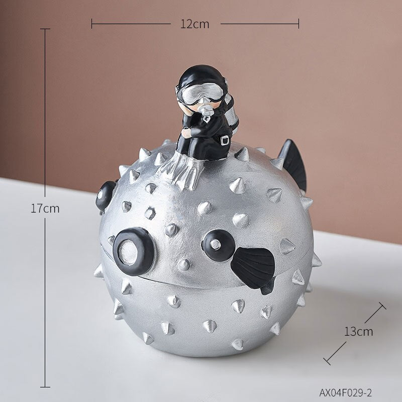 Cendrier Fermé avec Couvercle Humour | Cendrier-france