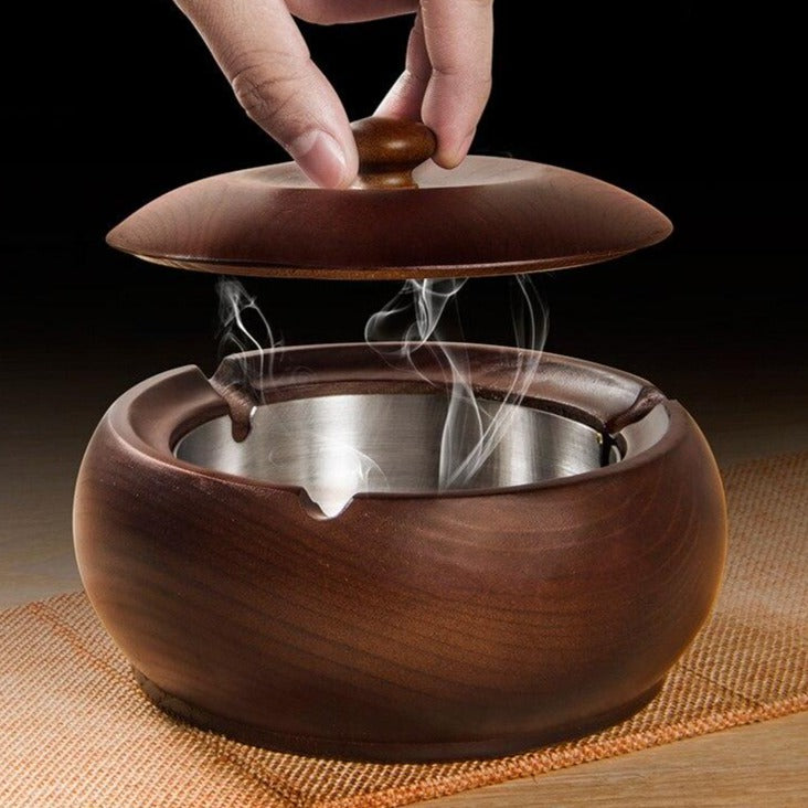 Cendrier Design En Bois | Cendrier-france