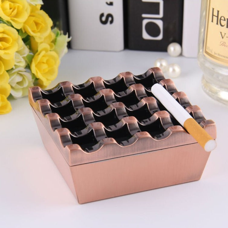 Cendrier Carré Métal