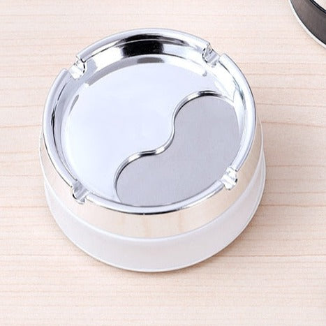 Cendrier Métal Blanc