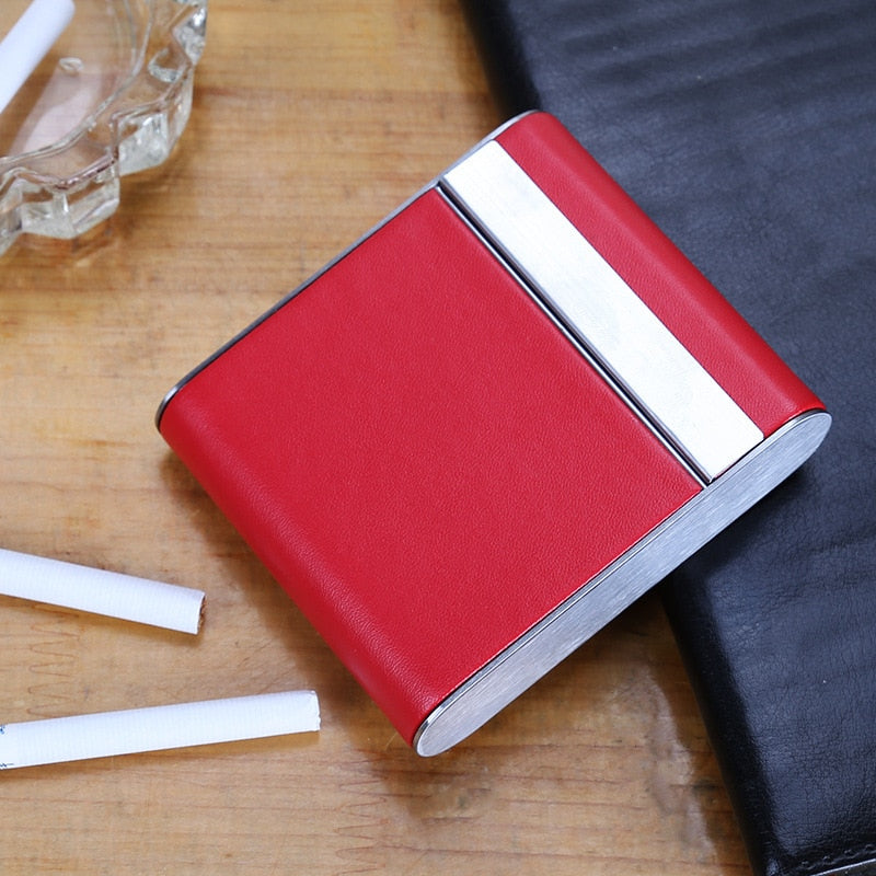 Etui à cigarette en cuir
