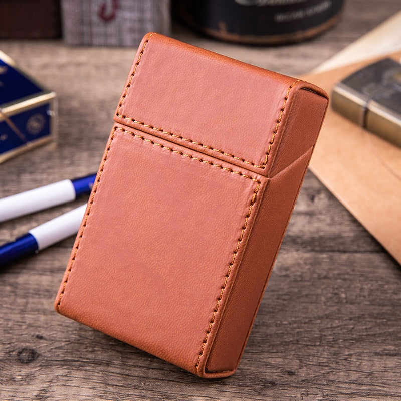 Etui à cigarette en cuir PU élégant