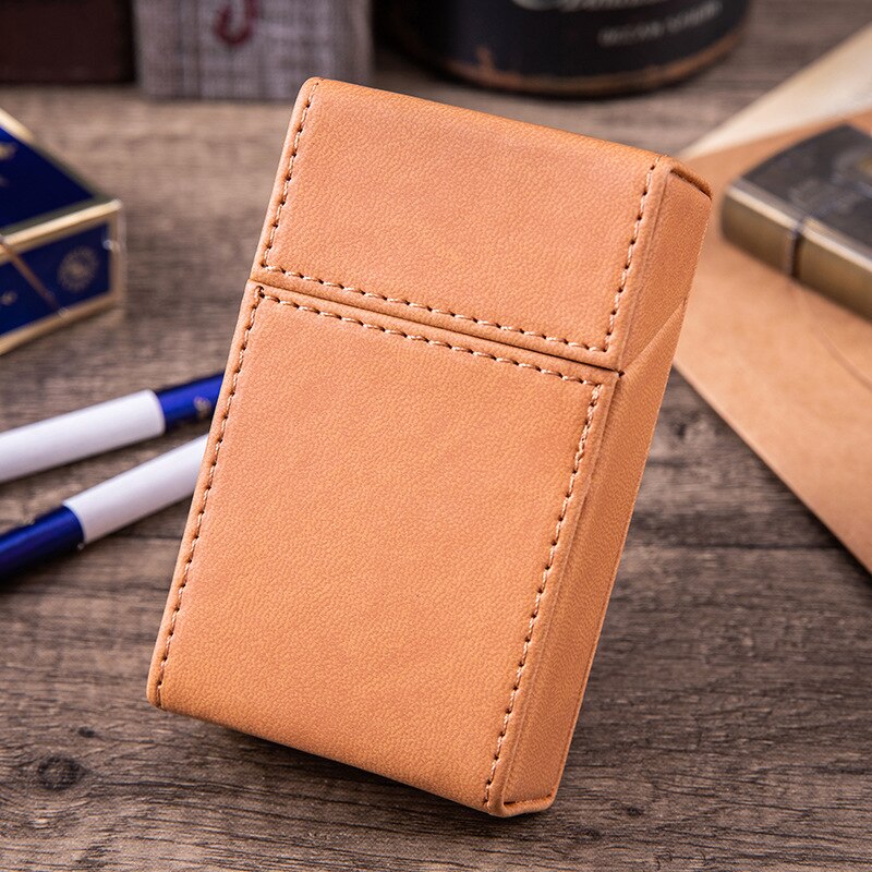 Etui à cigarette en cuir PU élégant
