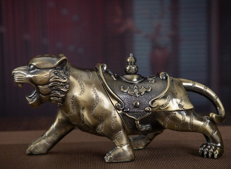 cendrier tigre zinc