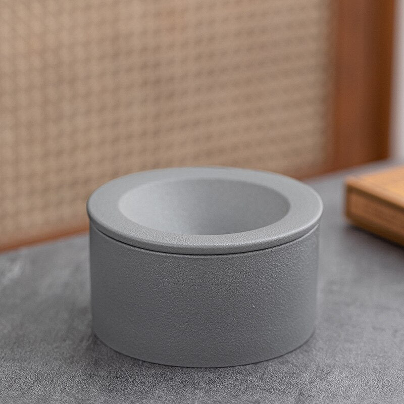 cendrier gris céramique