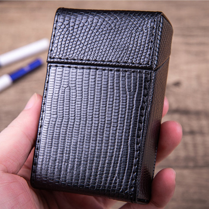 Etui à cigarette en cuir PU élégant