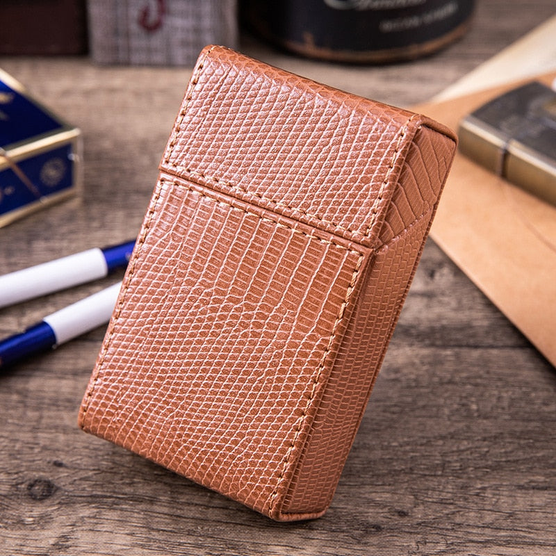 Etui à cigarette en cuir PU élégant