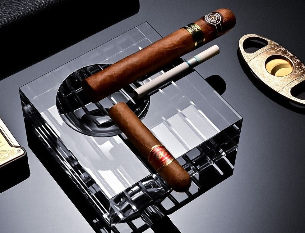 Cendrier Pour Cigare En Verre
