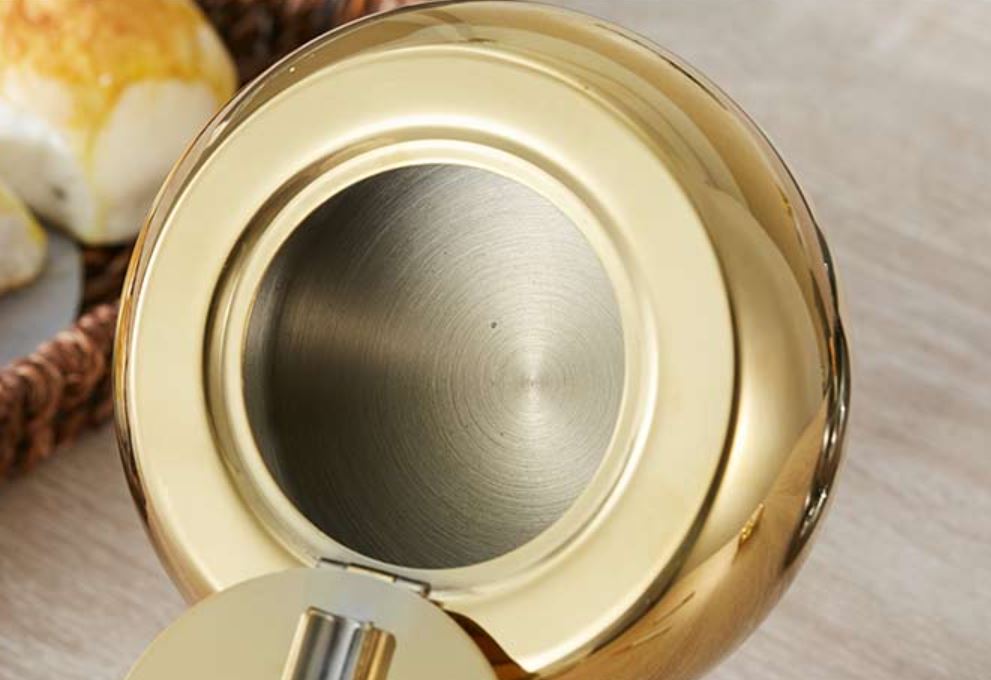 Cendrier Fermé Or | Cendrier-france