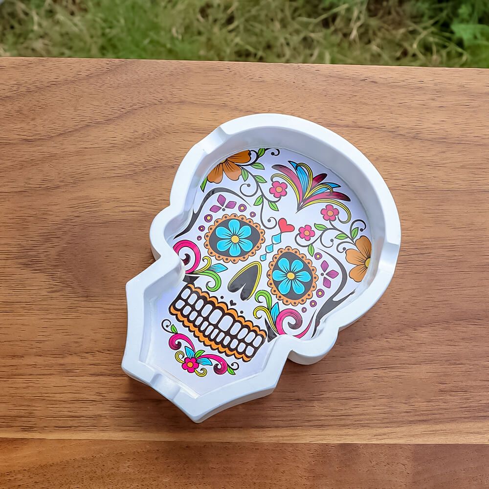 Cendrier Tête De Mort Mexicaine