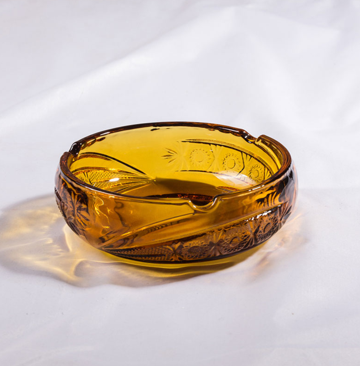 Cendrier Vintage En Verre