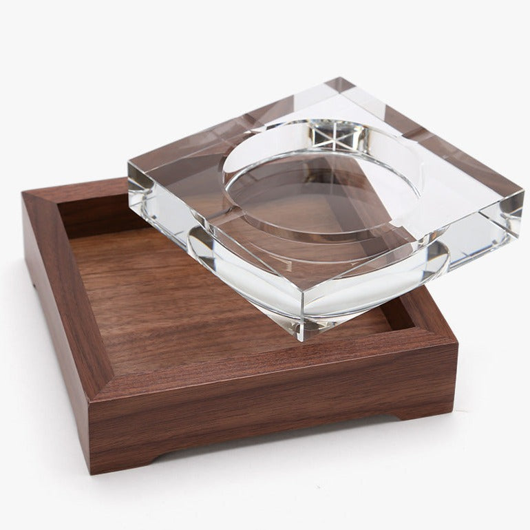 Gros Cendrier En Verre