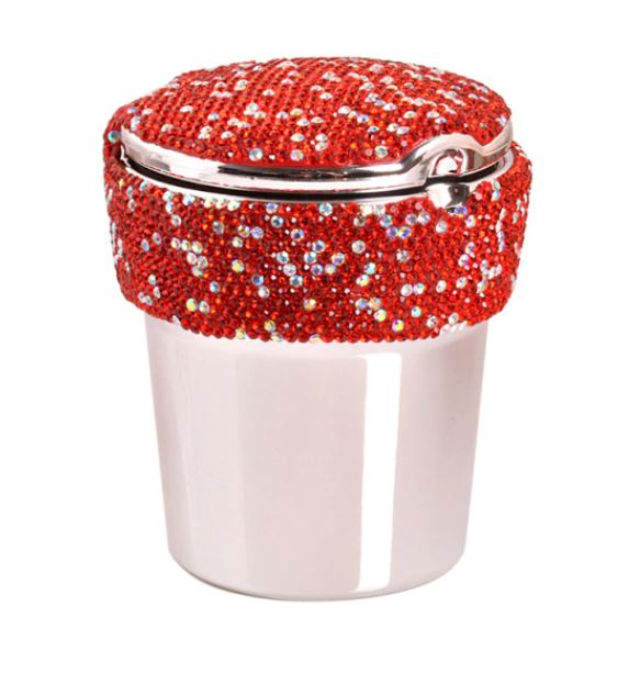 Cendrier Voiture Rouge Brillant