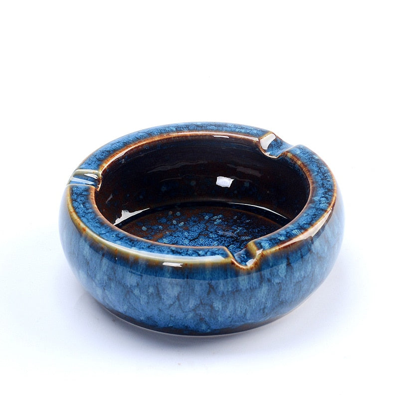 Cendrier bleu