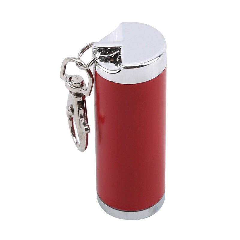 Kytpyi cendrier de poche, cendrier voiture anti odeur, Cendrier portable,  mini cendrier en métal avec porte-clés, cendrier de poche isolé Ultraseal