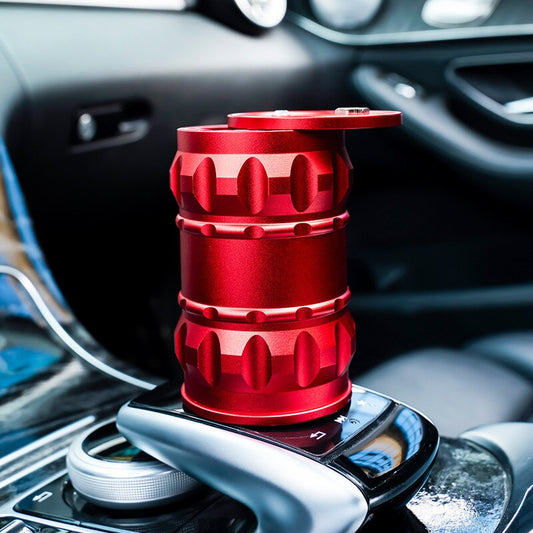 icyant Cendrier de voiture avec couvercle anti-odeur, cendrier de voiture  détachable avec lumière, céramique : : Auto et Moto
