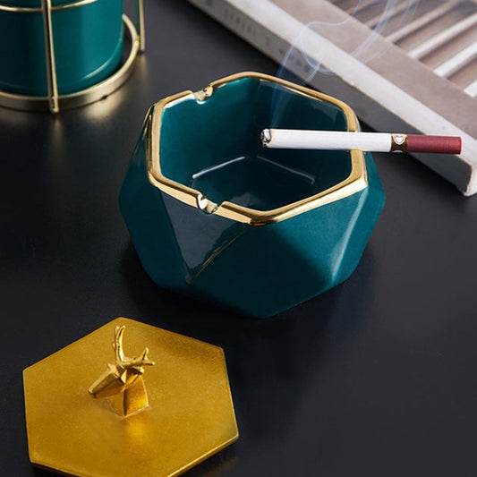 cendrier à couvercle